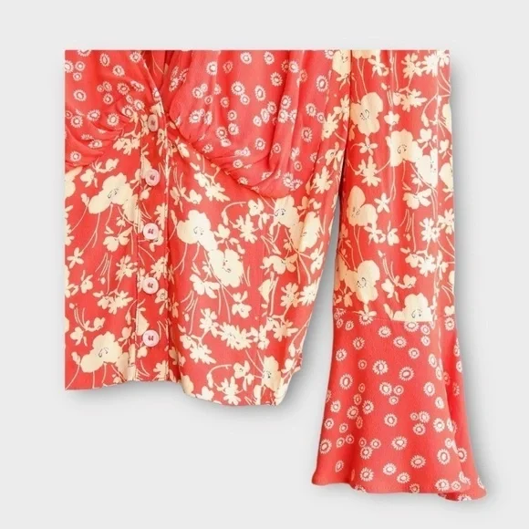 Free People Lady Bohemian Printed Blouse - Picture 9 of 10